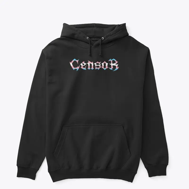 Censor Trans Flag Hoodie 